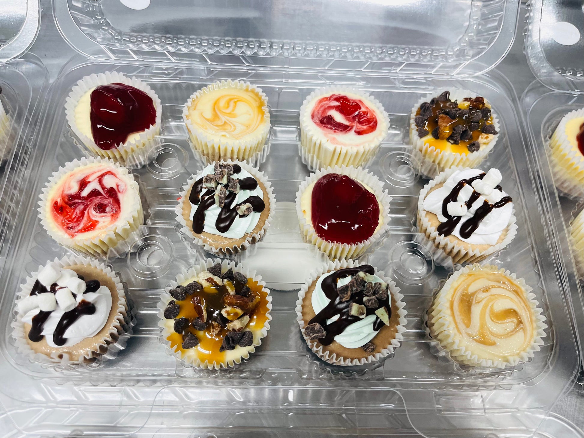 Mini “bite-sized” Cheesecake Cupcakes - One Dozen image 0